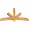 Ekena Millwork Alberta Rough Sawn Timber Gable Bracket, Western Red Cedar, 84"W x 53"H x 6"D x 6"F, 15/12 Pitch GBW084X53X0606ALB00RWR - alternate 5